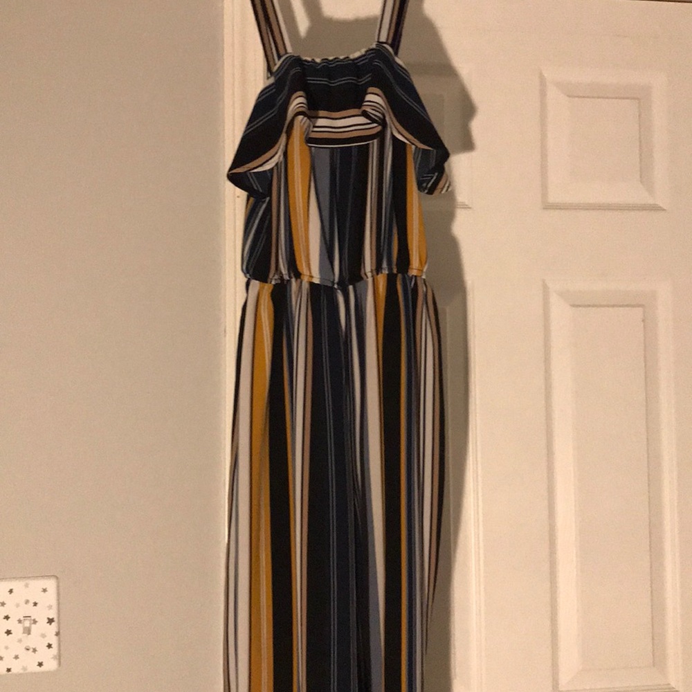 Striped jumpsuit
